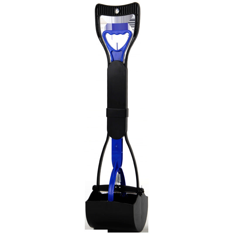 HKM-309267 Dog Toilet Picker and Clamp - 60cm Length, Sapphire Blue or Black, Easy Pet Waste Removal Tool