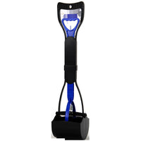 HKM-309267 Dog Toilet Picker and Clamp - 60cm Length, Sapphire Blue or Black, Easy Pet Waste Removal Tool