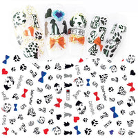 HKM-743891 Multicolor Adhesive Nail Decals - Three-Year Shelf Life Nail Stickers