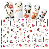 HKM-743891 Multicolor Adhesive Nail Decals - Three-Year Shelf Life Nail Stickers