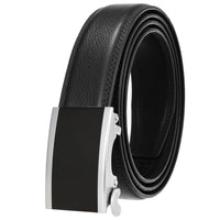HKM-330643 Designer Leather Automatic Buckle Men's Belt - Stylish and Durable Fashion Accessory
