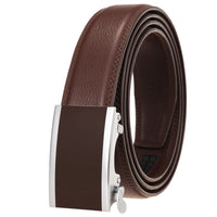 HKM-330643 Designer Leather Automatic Buckle Men's Belt - Stylish and Durable Fashion Accessory