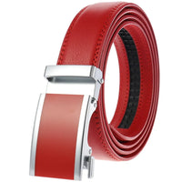 HKM-330643 Designer Leather Automatic Buckle Men's Belt - Stylish and Durable Fashion Accessory