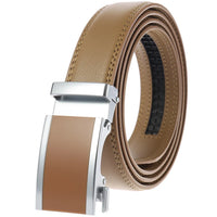 HKM-330643 Designer Leather Automatic Buckle Men's Belt - Stylish and Durable Fashion Accessory