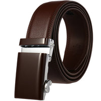 HKM-330643 Designer Leather Automatic Buckle Men's Belt - Stylish and Durable Fashion Accessory