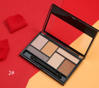 HKM-325395 Vibrant 6-Color Eyeshadow Palette for All Skin Tones in Single Color Box Packaging