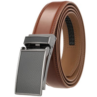 HKM-641363 Men's 30mm Alloy Buckle Leather Belt - Classic and Versatile Style