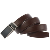 HKM-641363 Men's 30mm Alloy Buckle Leather Belt - Classic and Versatile Style