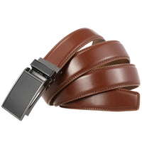 HKM-641363 Men's 30mm Alloy Buckle Leather Belt - Classic and Versatile Style