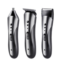 HKM-626899 Multi-Function Rechargeable Hair Clipper and Nose Hair Trimmer Set, Waterproof, 60 Min Runtime