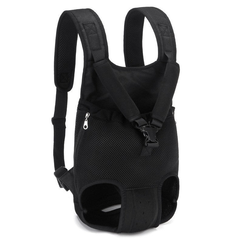 HKM-709011 Foldable Pet Backpack – Practical Canvas Mesh Carrier for Pets