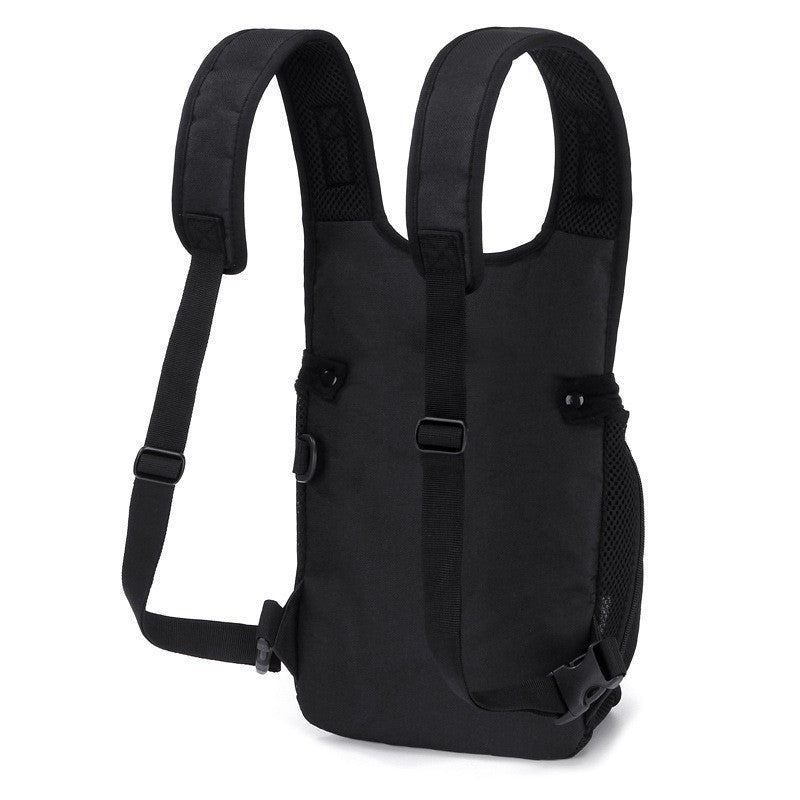 HKM-709011 Foldable Pet Backpack – Practical Canvas Mesh Carrier for Pets