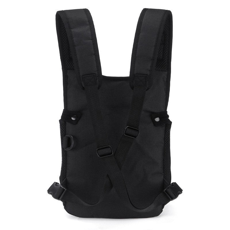 HKM-709011 Foldable Pet Backpack – Practical Canvas Mesh Carrier for Pets