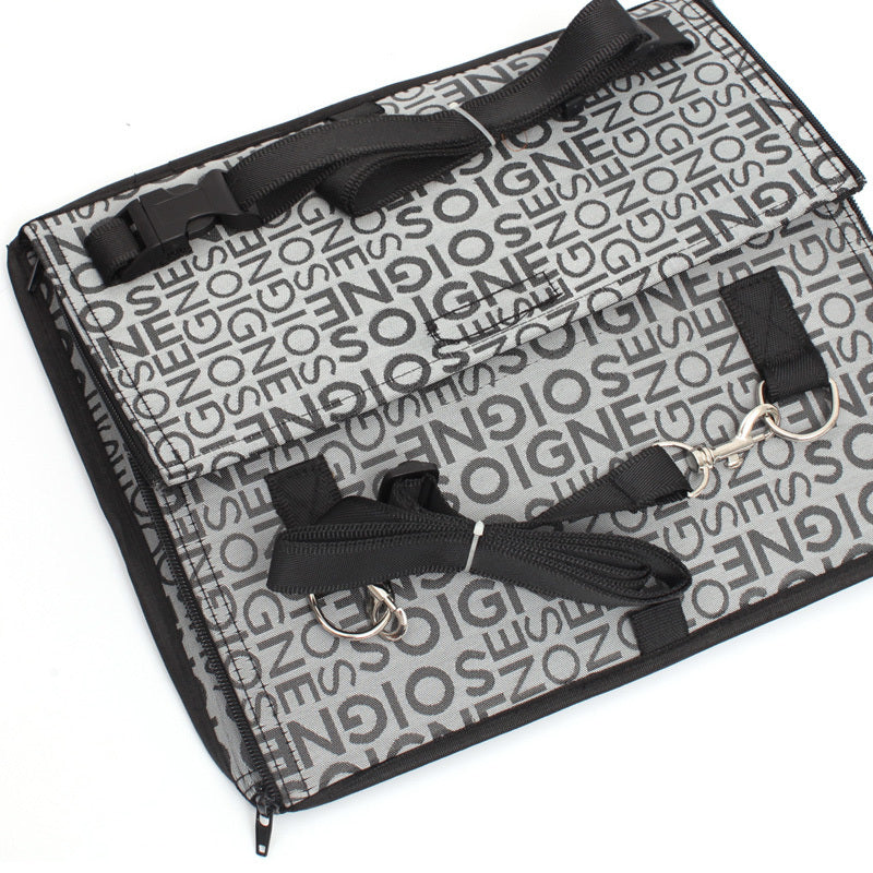 HKM-812563 Thickened Waterproof Double Layer Dog Car Seat Pad with Detachable Cashmere Lining