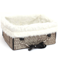 HKM-812563 Thickened Waterproof Double Layer Dog Car Seat Pad with Detachable Cashmere Lining