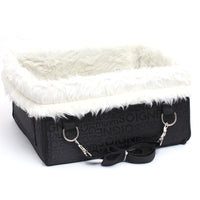 HKM-812563 Thickened Waterproof Double Layer Dog Car Seat Pad with Detachable Cashmere Lining