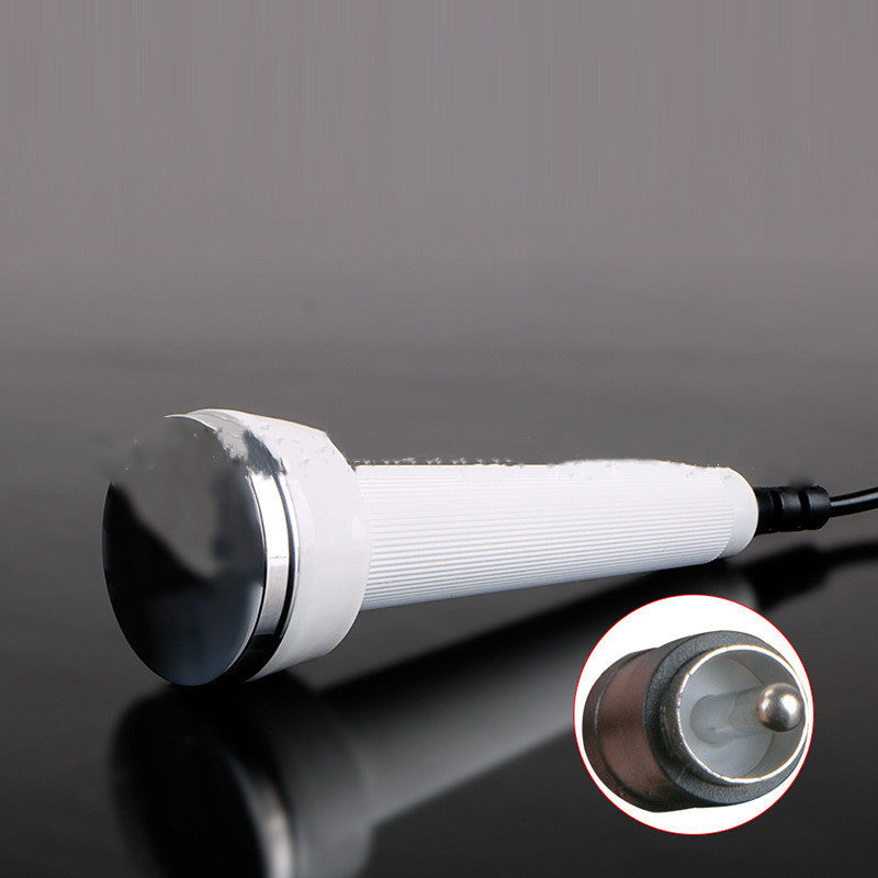 HKM-955091 Double-Head Ultrasonic Facial Beauty Equipment with Flat and Eye Operation Heads