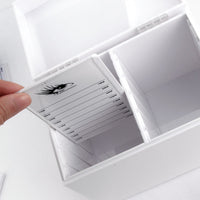 HKM-436371 Acrylic Eyelash Storage Box with Dust-Proof Flip Cover for Easy Organization