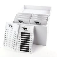 HKM-436371 Acrylic Eyelash Storage Box with Dust-Proof Flip Cover for Easy Organization