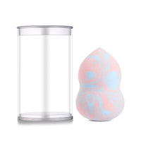 HKM-372819 Multi-Use Latex-Free Makeup Sponge Set for Flawless Application - 6 Colorful Sponges & 2 Puffs