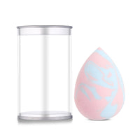 HKM-372819 Multi-Use Latex-Free Makeup Sponge Set for Flawless Application - 6 Colorful Sponges & 2 Puffs