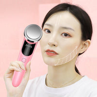 HKM-575379 Warm Skin Rejuvenation Facial Massager with Vibration and IPL Technology