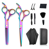 HKM-492371 Professional Stainless Steel Hair Cutting Scissors Set for Salon Use - 6.0 Inches, Straight Blade, Ergonomic Handle