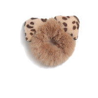 HKM-003987 Plush Tie-Up Antlers Hair Ring with Cartoon Rabbit Ears for Women and Girls