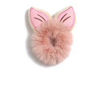 HKM-003987 Plush Tie-Up Antlers Hair Ring with Cartoon Rabbit Ears for Women and Girls