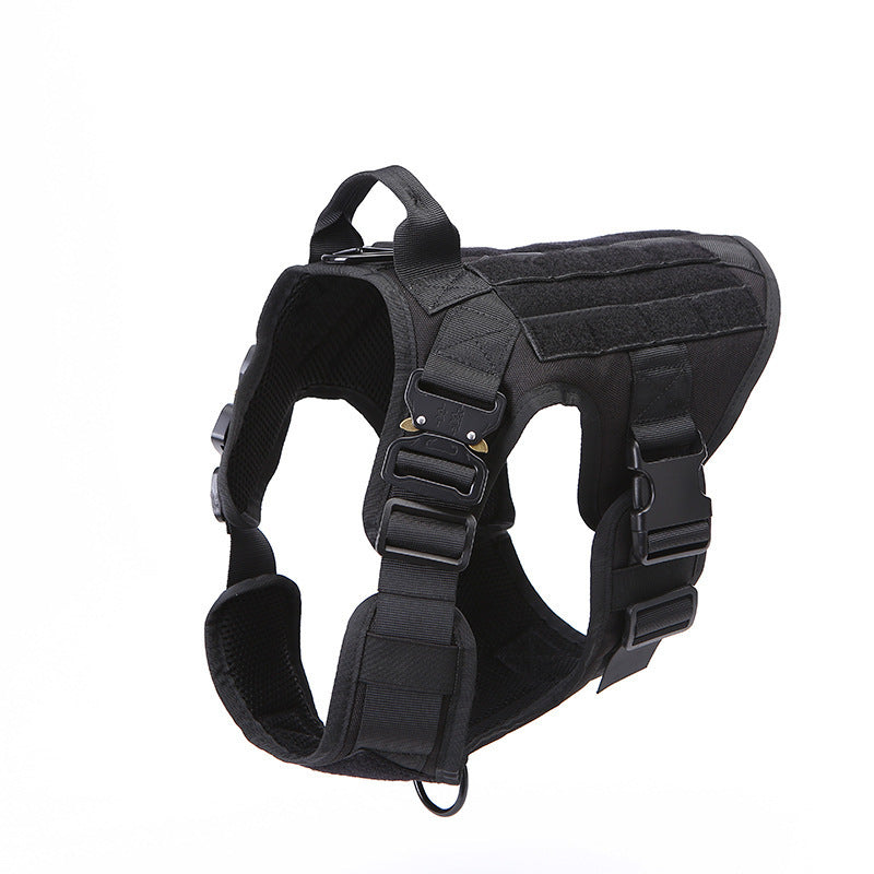 HKM-658195 Tactical Nylon Pet Vest with Quick Release Buckle and Breathable Mesh Design