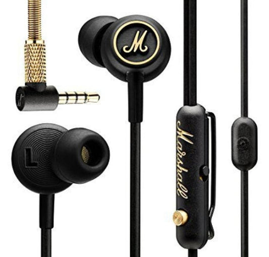 KTX-803219 Gold In-Ear Earplugs with L-Bend Plug for Comfortable Listening