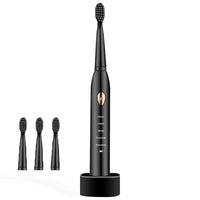 HKM-377619 Sonic Electric Toothbrush with 4 Brush Heads and USB Charging - Waterproof Design, Available in Multiple Colors