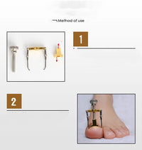 HKM-130195 Stainless Steel Toenail Clippers and Corrector Manicure Set for Inflammation Relief