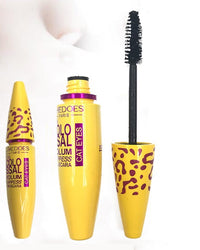 HKM-795347 Thick Curling Waterproof Mascara in Leopard-Shaped Yellow Tube, 12cm