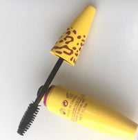 HKM-795347 Thick Curling Waterproof Mascara in Leopard-Shaped Yellow Tube, 12cm
