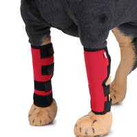 HKM-034451 Dog Leg Brace for Injury Recovery and Support - Adjustable, Comfortable Design, Ideal for Knee Injuries and Arthritis Management