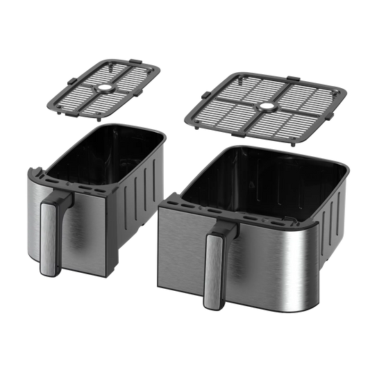 KTX-712211 11L Dual Core Air Fryer - Multifunctional Cooking Pot with Large Capacity and Visible Design