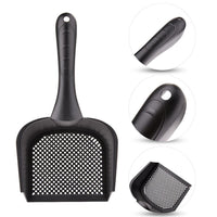 HKM-266707 Durable Indoor Cat Litter Scoop with Comfortable Handle - Eco-Friendly PVC, Portable Cleaning Tool