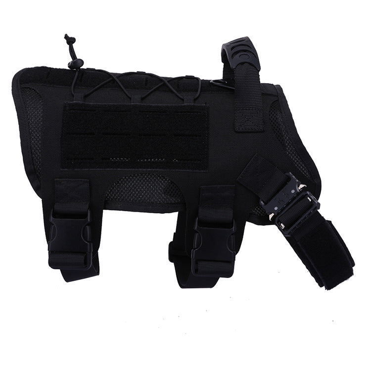 HKM-240403 Durable Oxford Combat Dog Vest with Chest Strap for Outdoor Activities