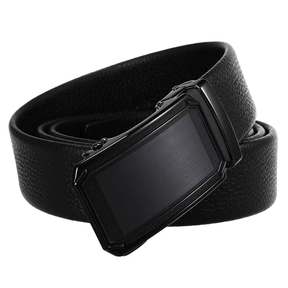 HKM-470611 Men's Cowhide Leather Casual Belt - Model LY36-24565-5