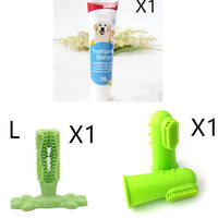HKM-808851 Beef, Mint, and Orange Flavor Dog Toothpaste for Dental Care and Fresh Breath