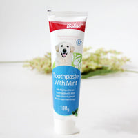 HKM-808851 Beef, Mint, and Orange Flavor Dog Toothpaste for Dental Care and Fresh Breath