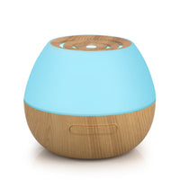 HKM-379283 Wood Grain Aromatherapy Humidifier with Colorful Ambient Light and Ultrasonic Atomization, 300ml Capacity