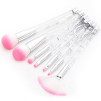 HKM-397843 Transparent Liquid Quicksand Makeup Brush with Simple Style