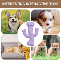 HKM-235283 Ultra Durable Cactus Chew Toy for Puppies and Dogs - Interactive Boredom Buster