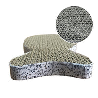 HKM-231635 Interactive Corrugated Cat Scratcher - Fish, Butterfly & Cat Head Designs