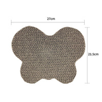HKM-231635 Interactive Corrugated Cat Scratcher - Fish, Butterfly & Cat Head Designs