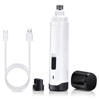 HKM-447251 Automatic Pet Nail Polisher for Cats and Dogs - USB Rechargeable Nail Clipper with Dual Speed Settings