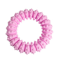 HKM-808979 Pet Foam Ring Molar Toy for Dogs - Durable TPR Material in Blue, Pink, Yellow