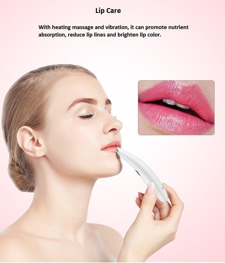 HKM-192851 Aluminum Alloy Eye Massager with Adjustable Temperature and Vibration Therapy